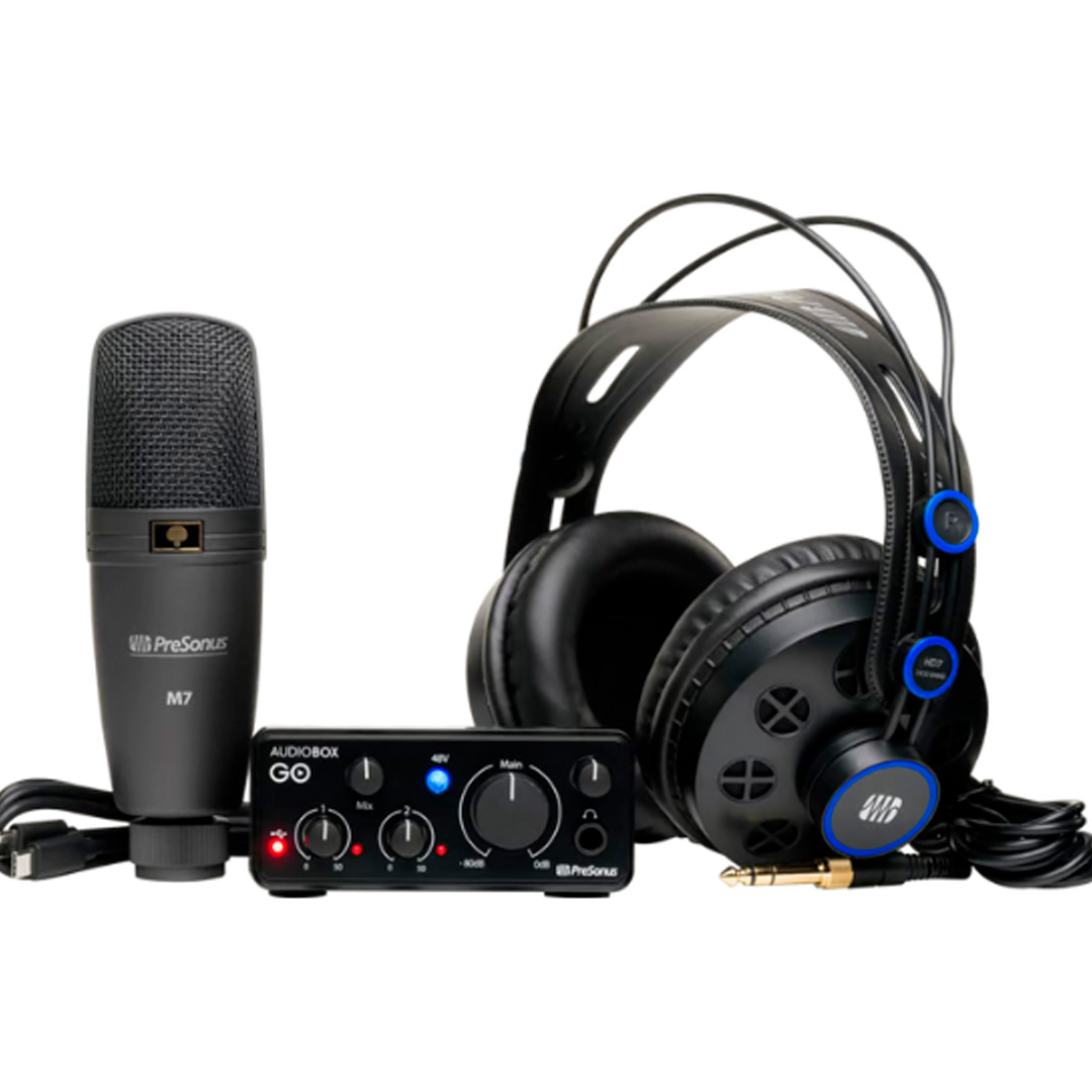 KIT GRABACION PRESONUS AUDIOBOX GO CREATOR