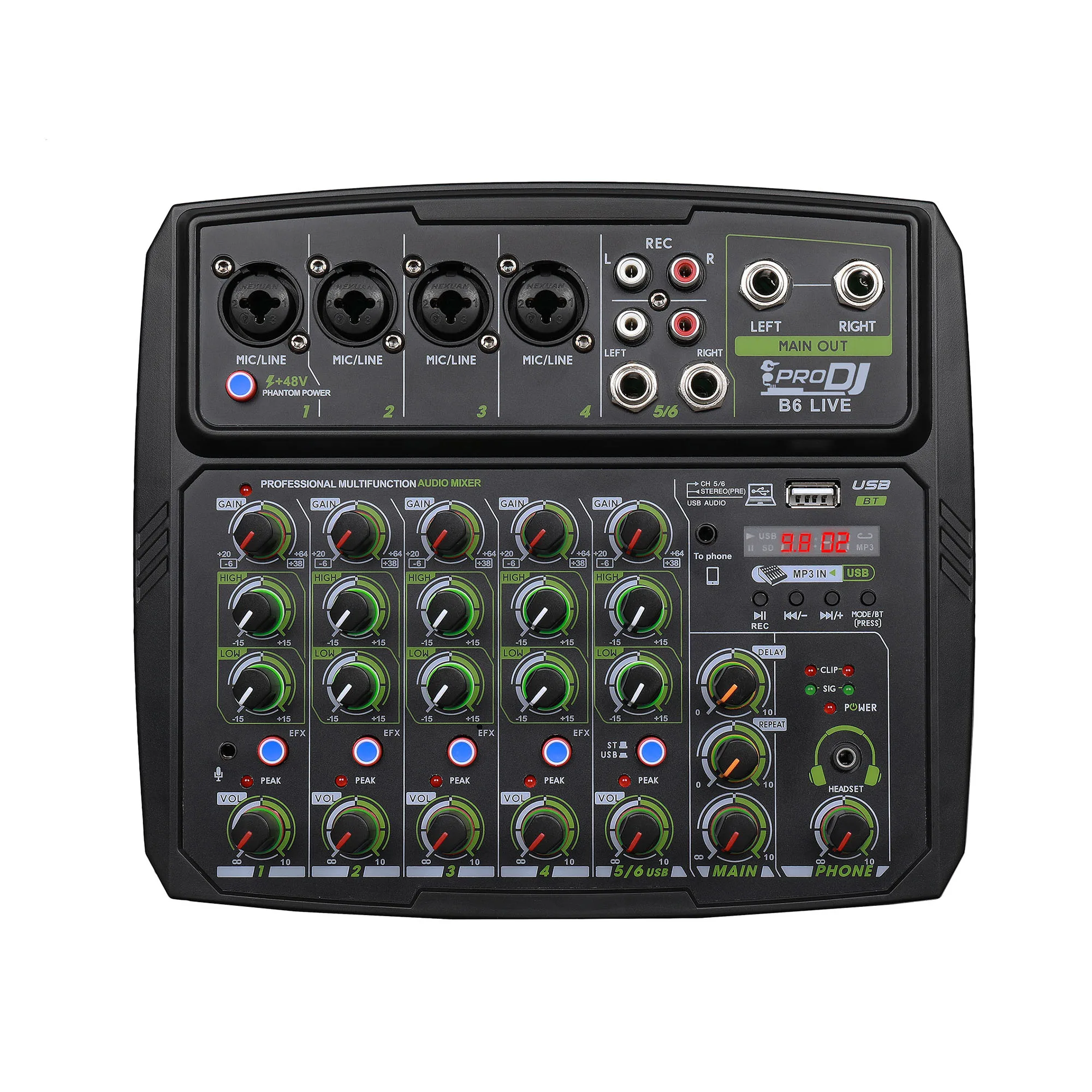 MEZCLADOR PRODJ 4 CANALES B6L