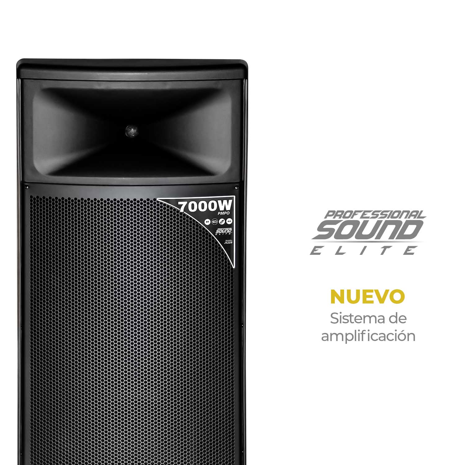 CABINA ACTIVA JYR 15" DOBLE J5259 600W 2
