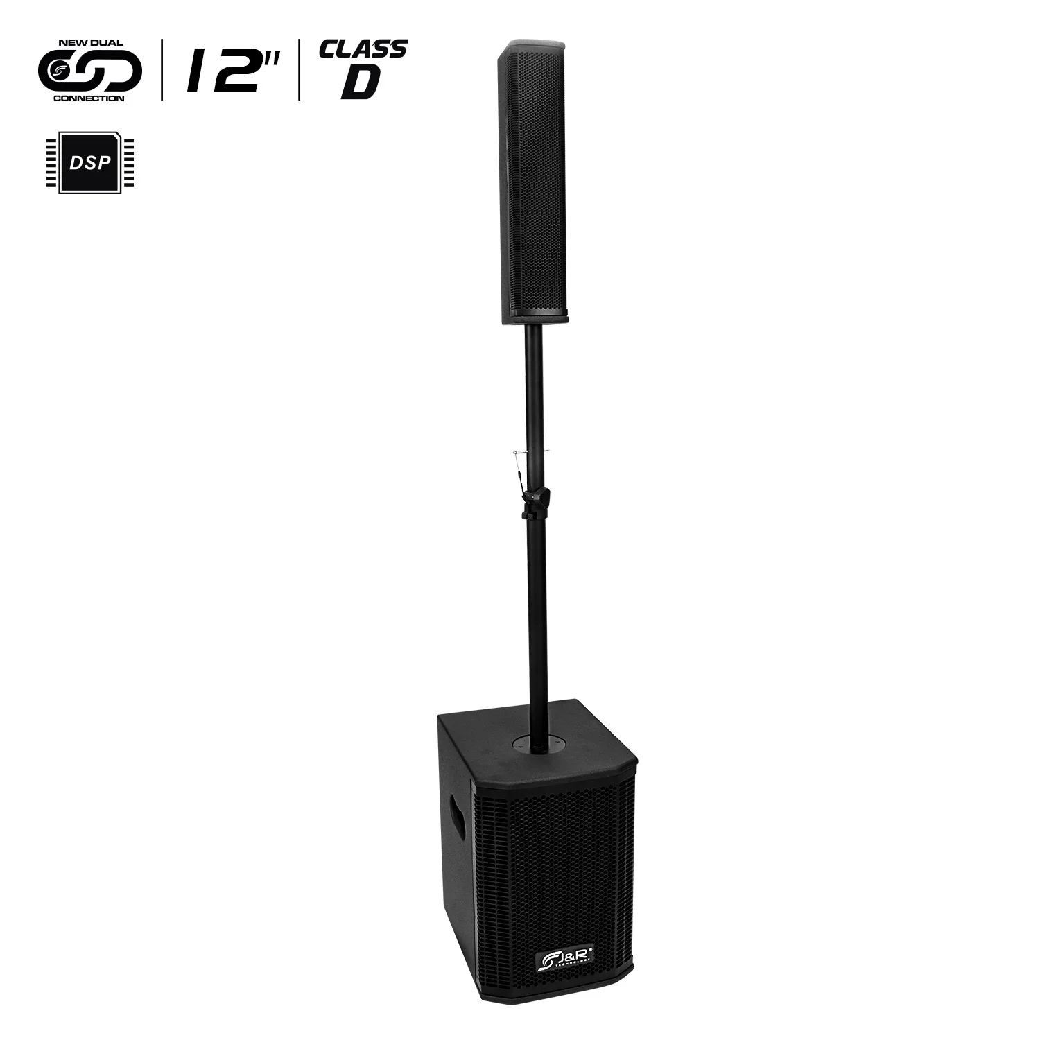 CABINA SISTEMA ARRAY WOODEN ACTIVA JYR 12" J5262 500W