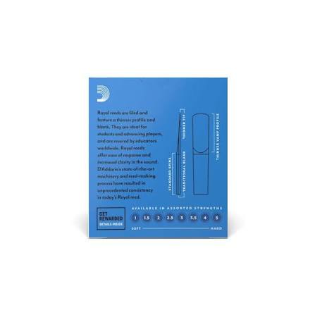 CAÑA CLARINETE RICO ROYAL 1.5 RCB1015 3