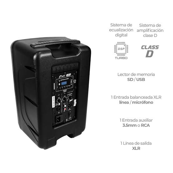 CABINA ACTIVA JYR 8" J5233 150W 2