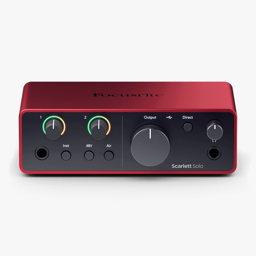 INTERFAZ FOCUSRITE SCARLETT SOLO 4TA GENERACION